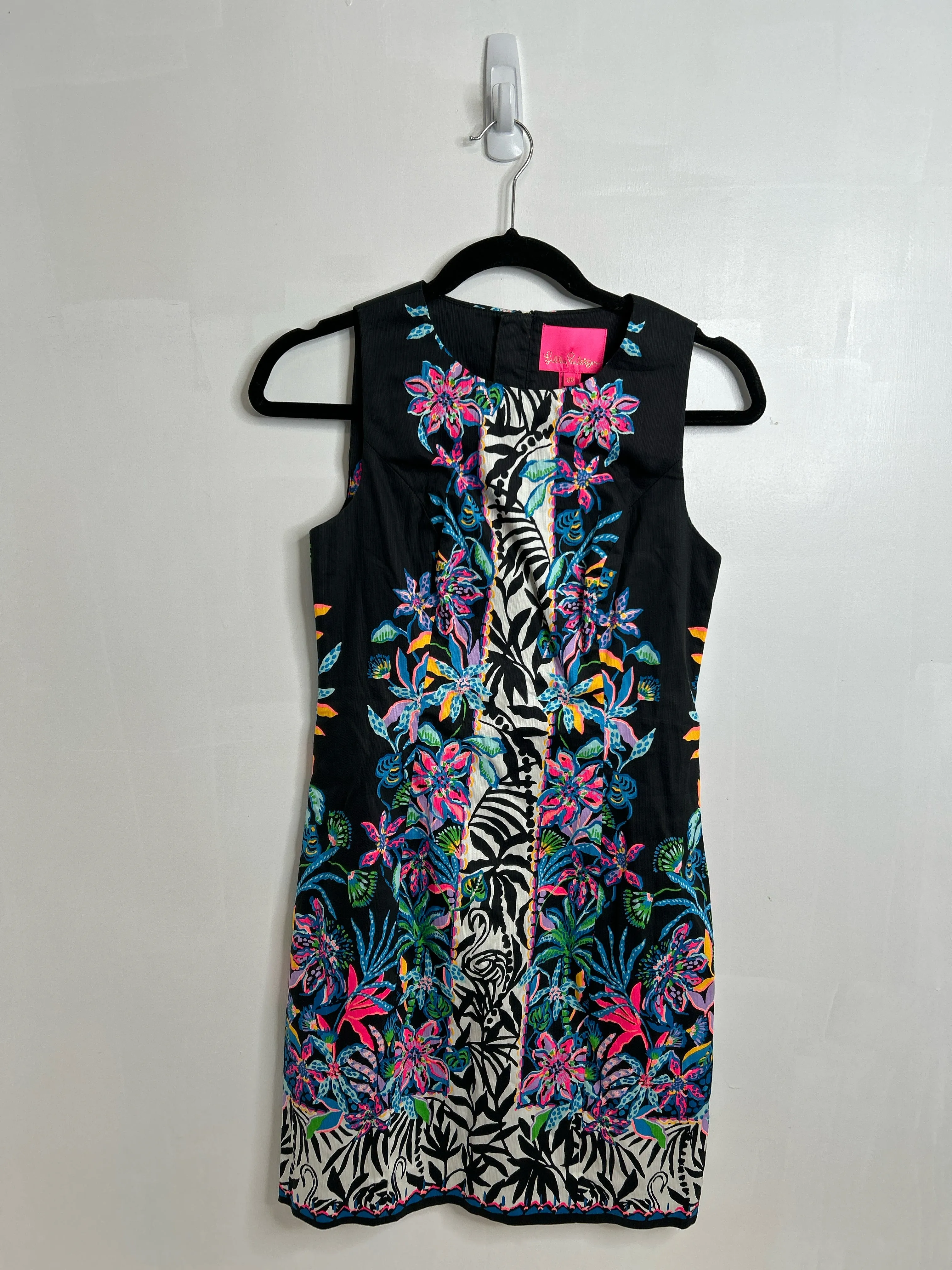 Womens Size 00 Misses Black Lilly Pulitzer Dress