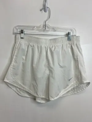 Womens Size Lg Misses White Nike Athletic Shorts