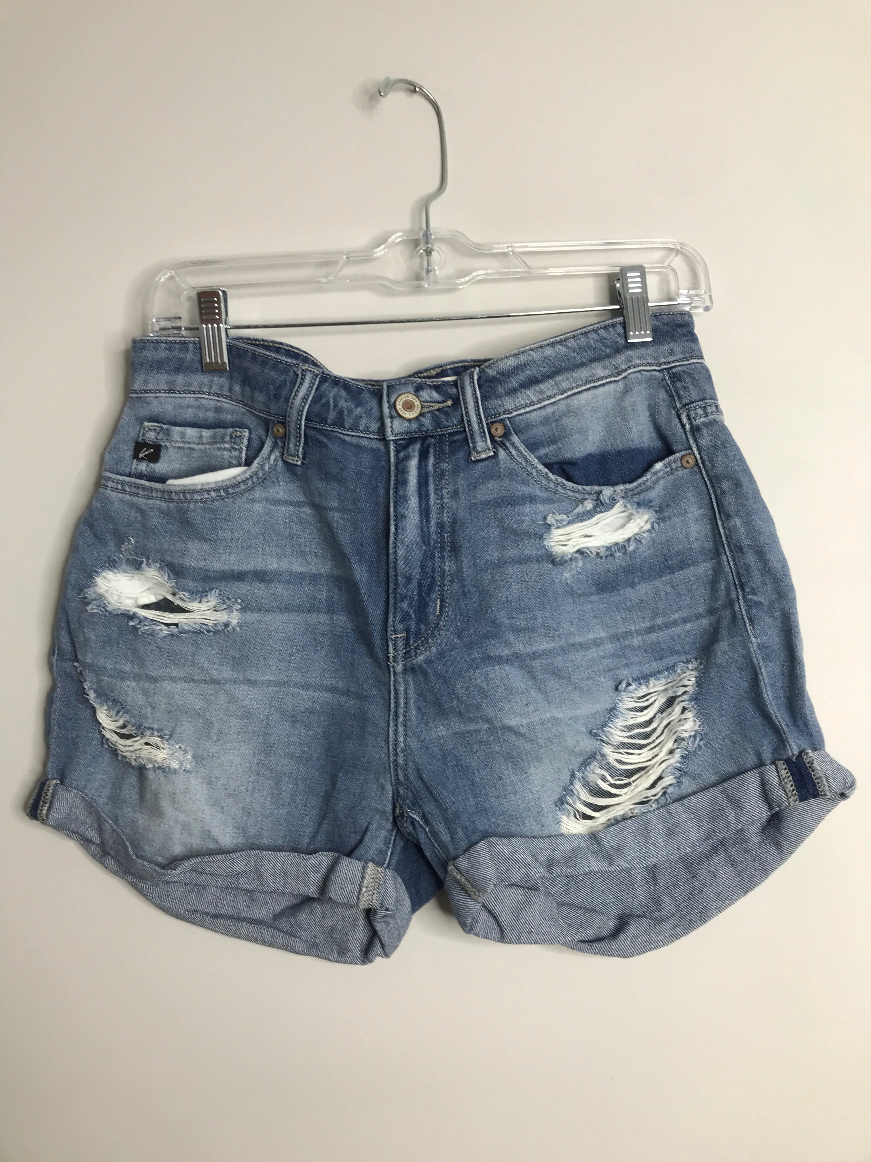 Womens Size Med Misses Denim Kancan Shorts