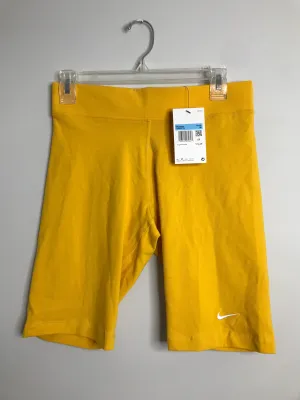 Womens Size Med Misses Yellow Nike NWT Athletic Shorts