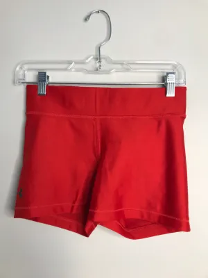 Womens Size Sm Misses Red UA Athletic Shorts