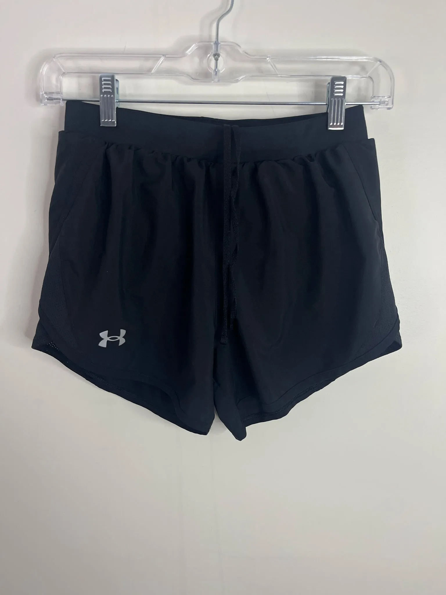 Womens Size XSm Misses Black UA Athletic Shorts