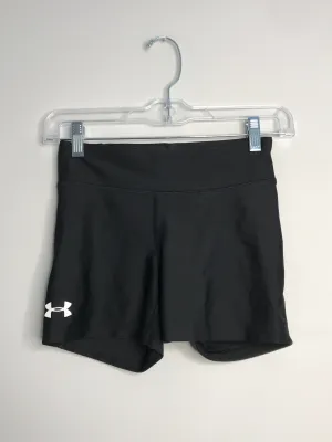 Womens Size XSm Misses Black UA Athletic Shorts