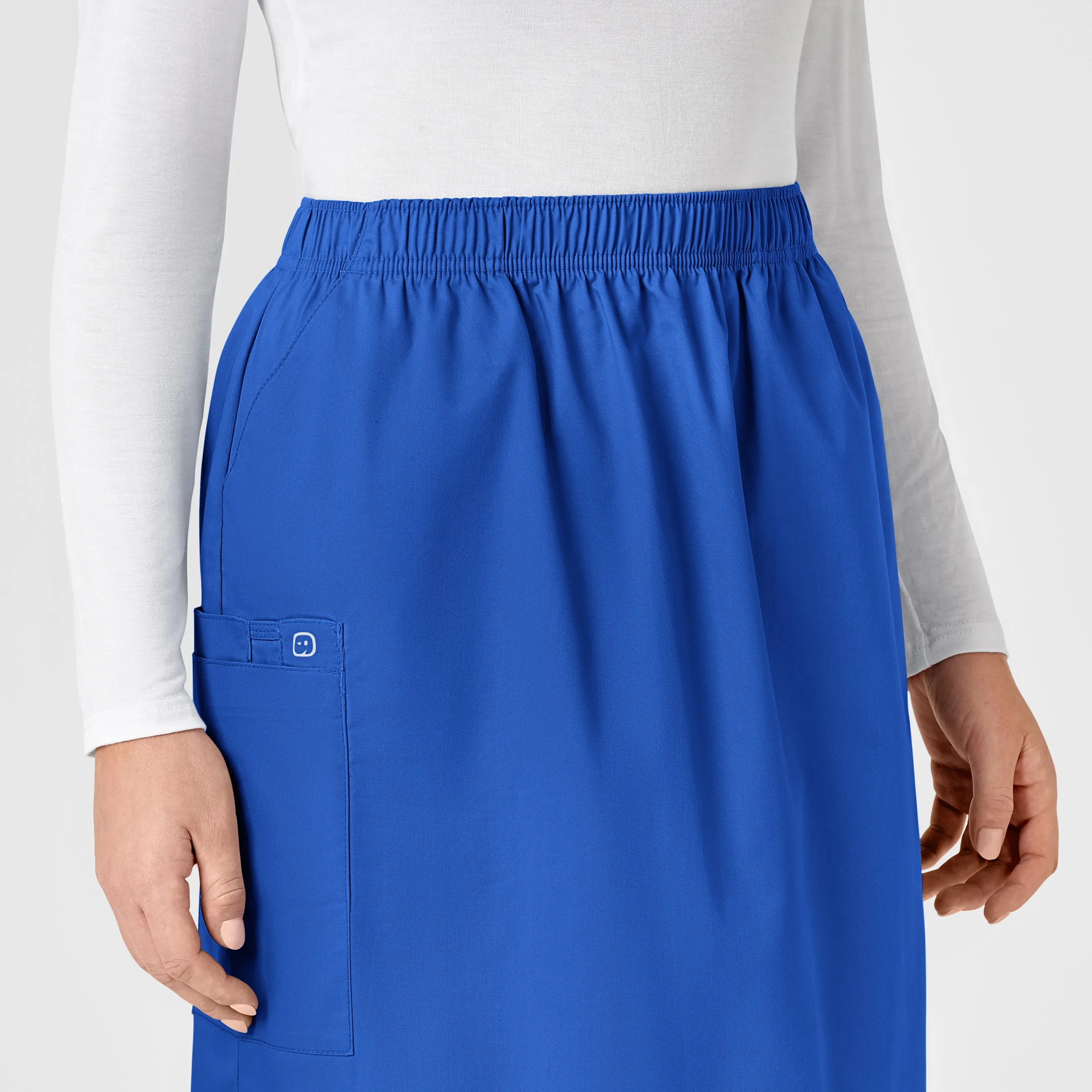 WonderWORK 701 Pull On Cargo Skirt Royal