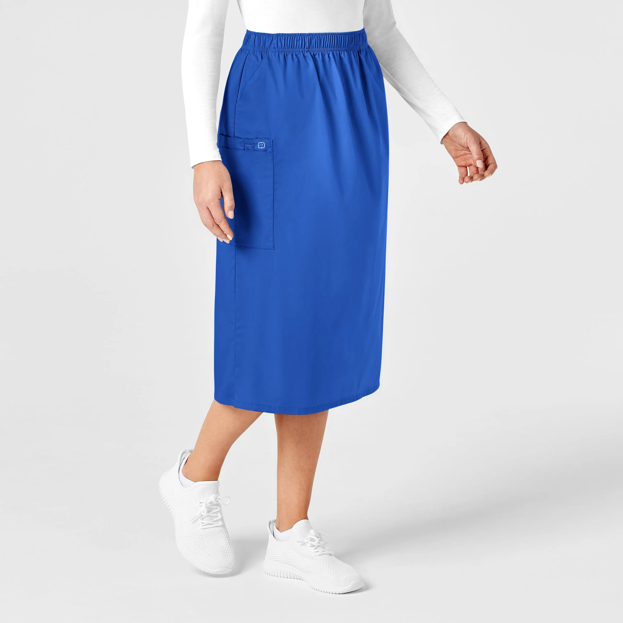 WonderWORK 701 Pull On Cargo Skirt Royal