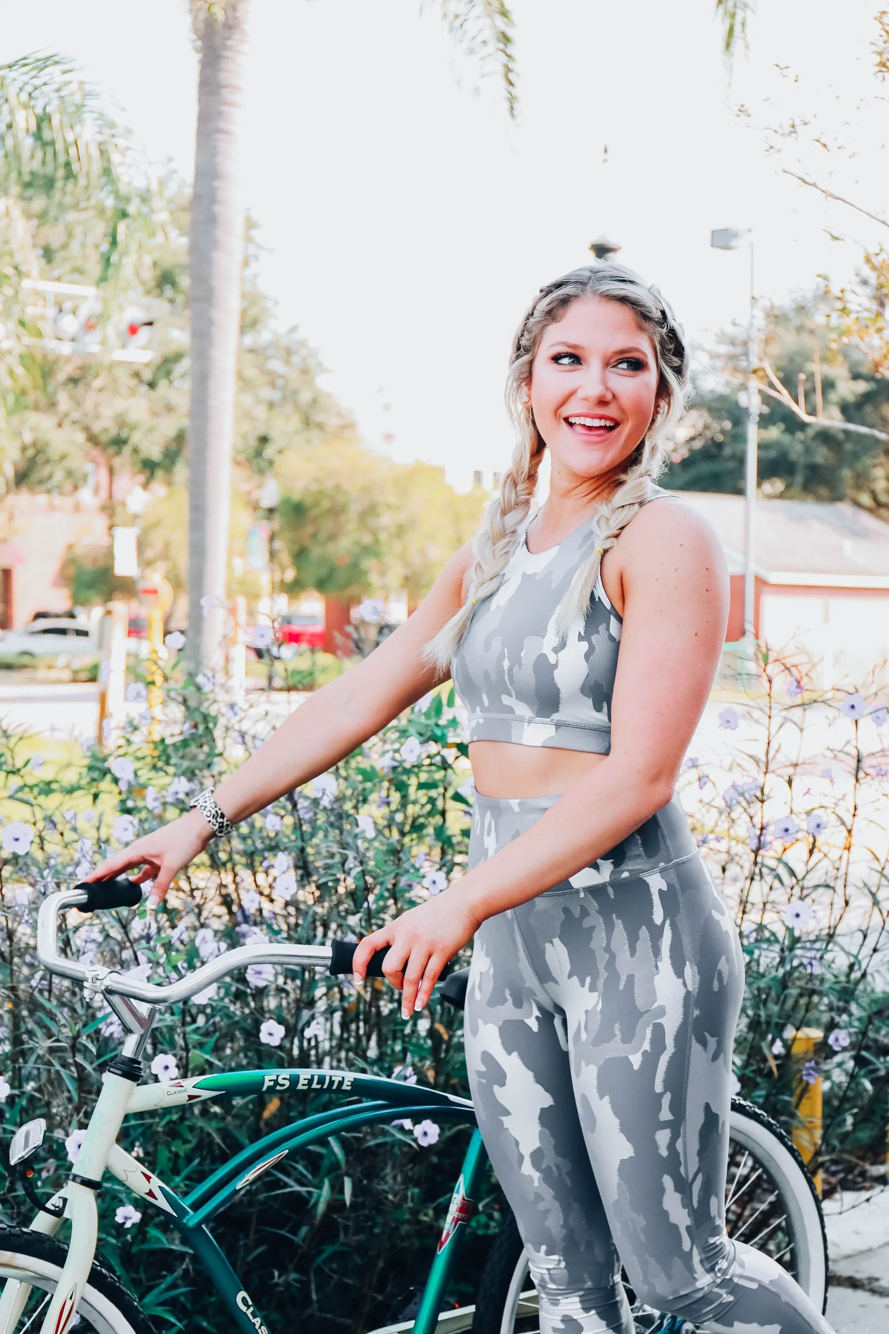Workin' It Out Camo Sports Bra