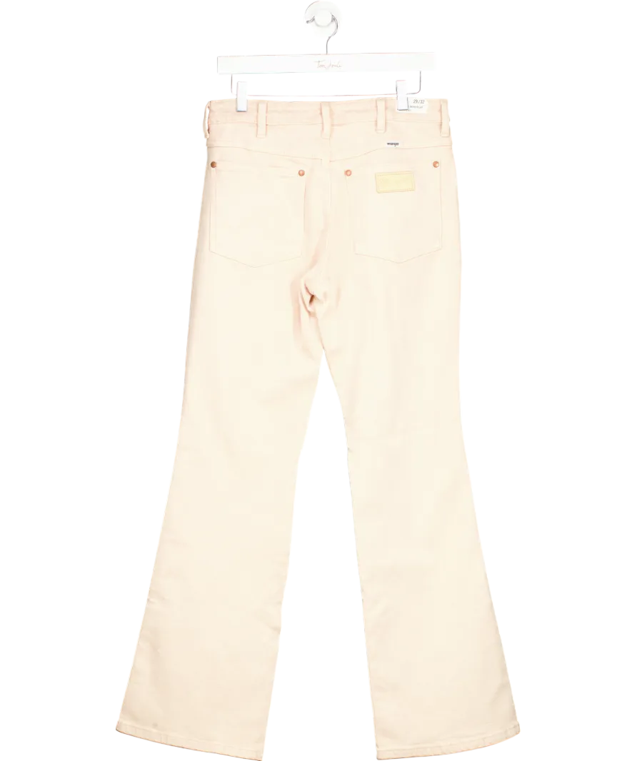 Wrangler Pink Westward 626 Mid Rise Bootcut Jeans W29