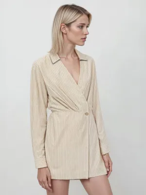 Wrap Double Breasted Blazer Mini Dress