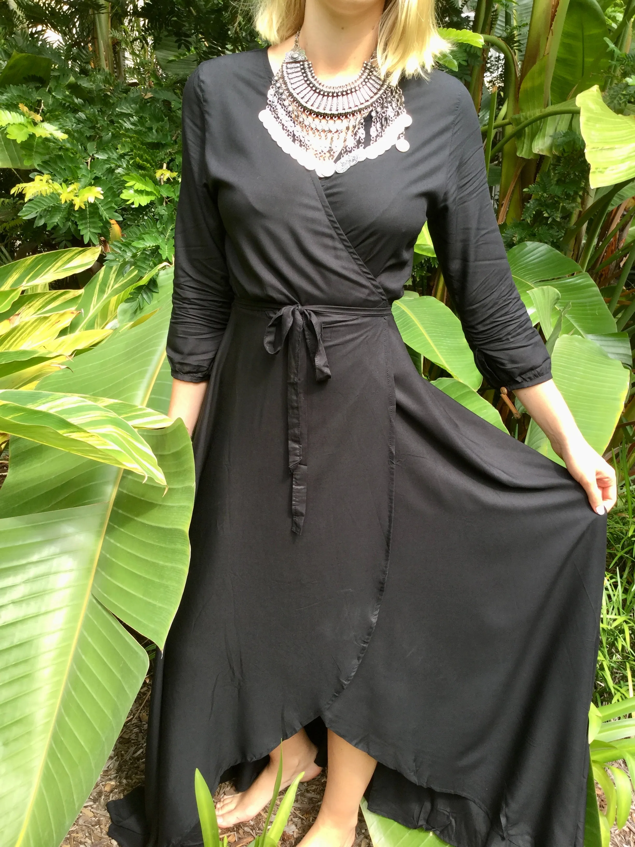 Wrap Dress - Black