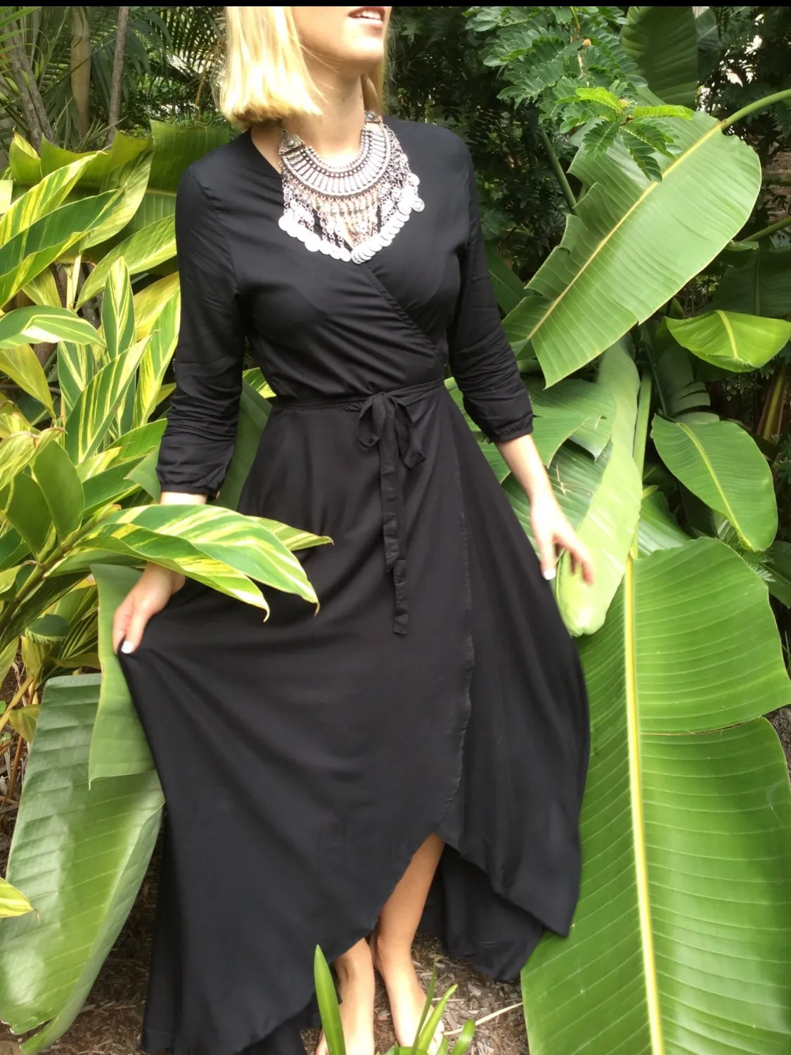 Wrap Dress - Black