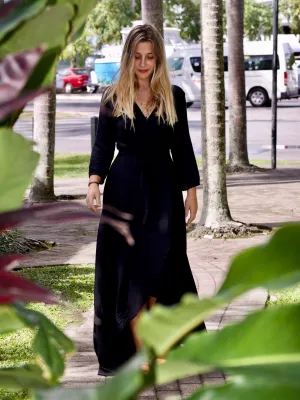 Wrap Dress - Black