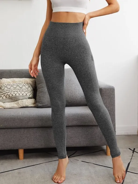 Yogi Express High Waist Leggings - Dark Grey