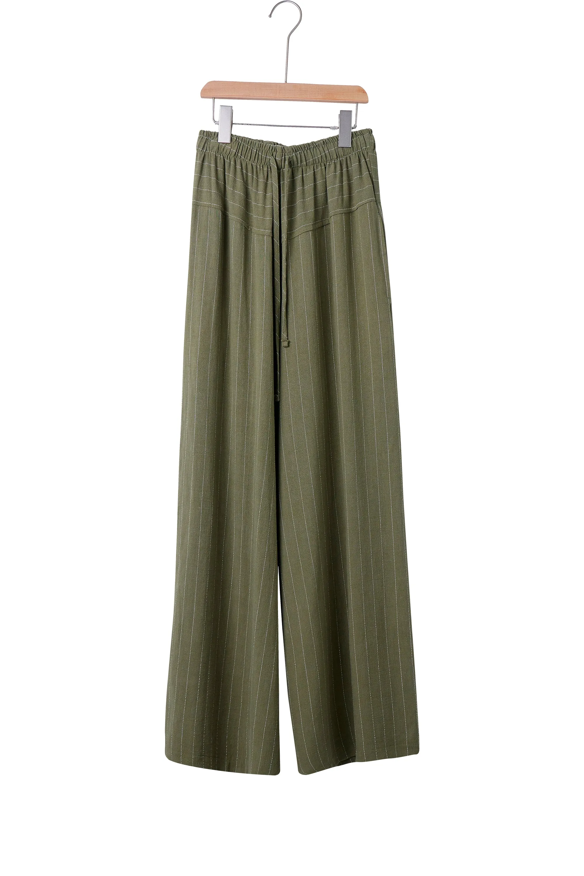 Yve Striped Linen Pants