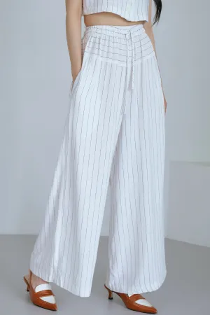 Yve Striped Linen Pants
