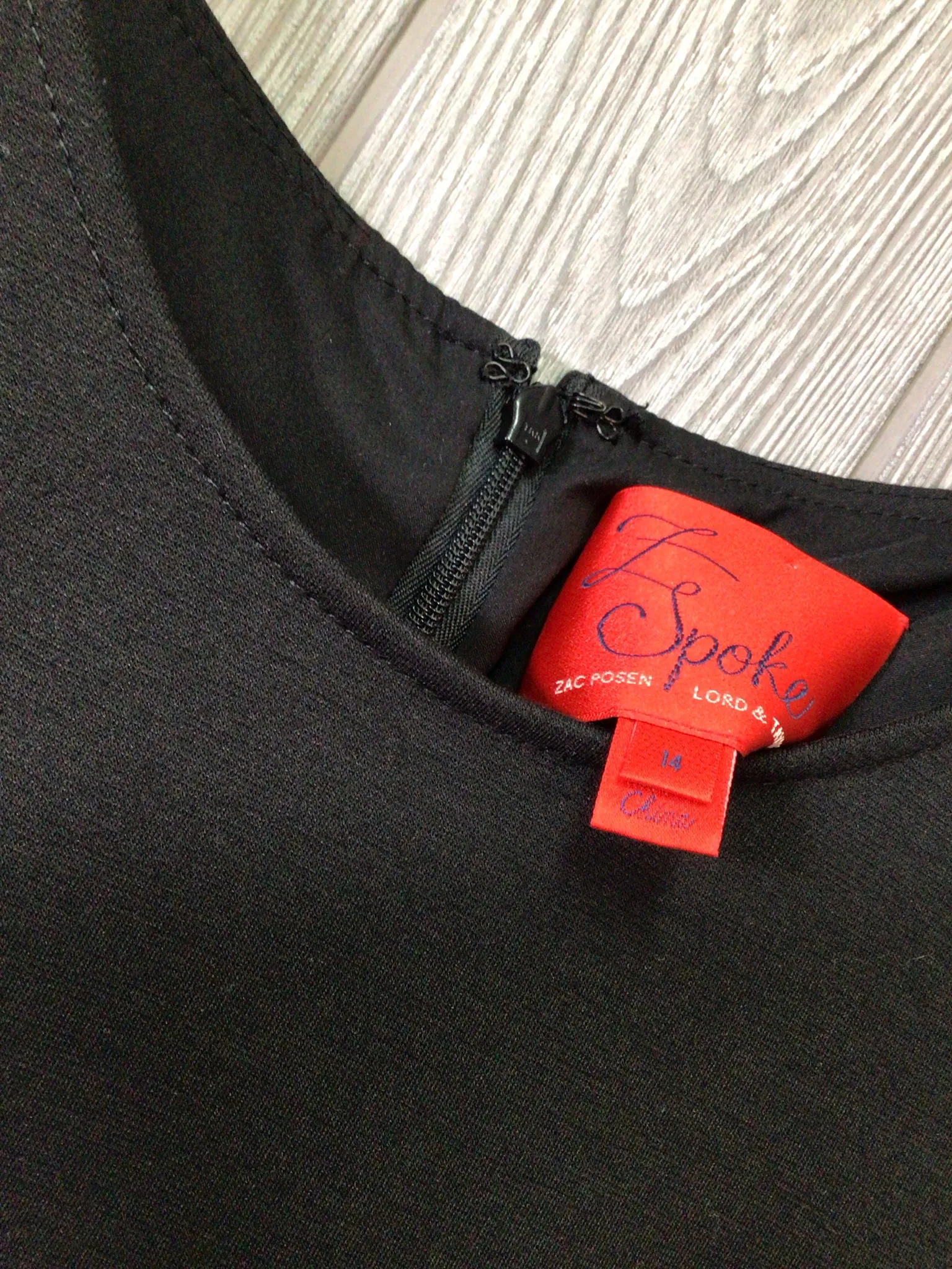 Z Spoke Dress Size 14