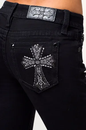 Zohar Cross Bootcut Jeans