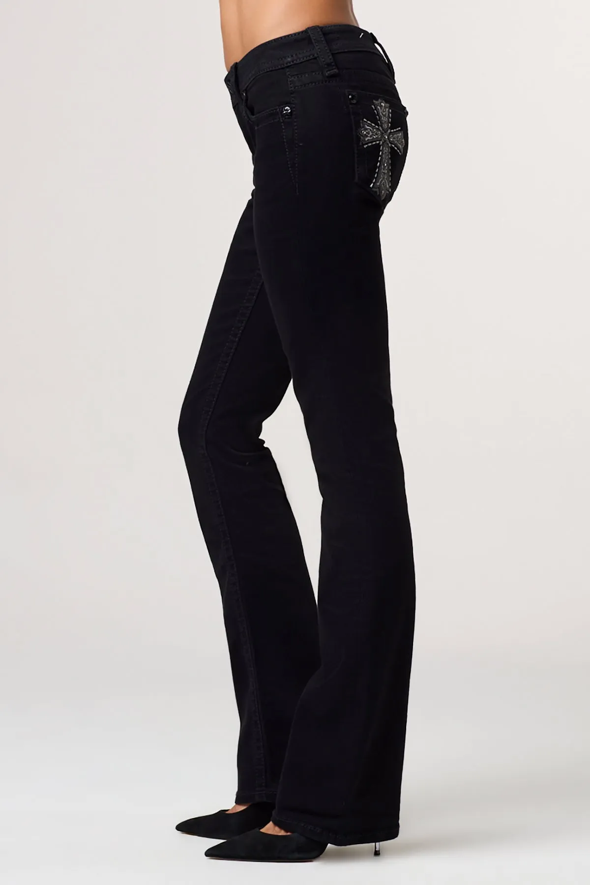 Zohar Cross Bootcut Jeans